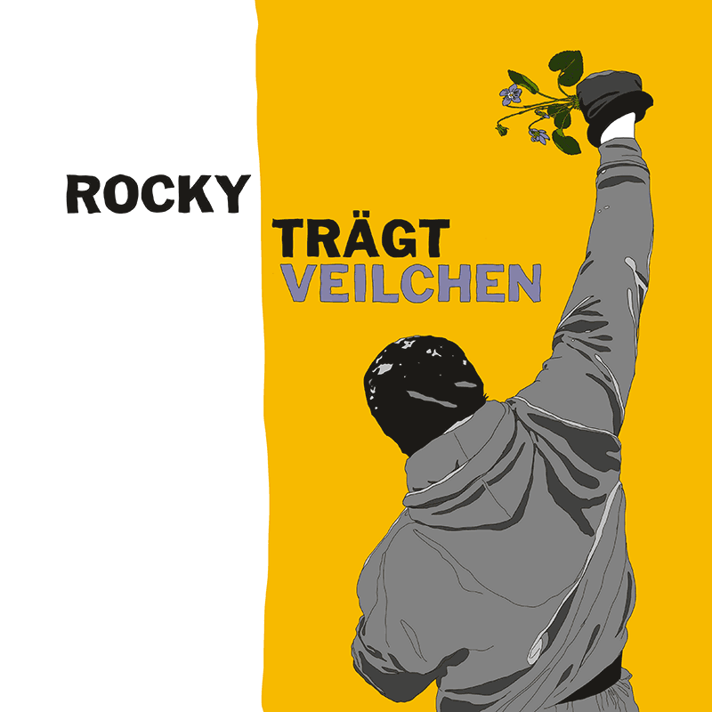 Rocky Balboa trägt Veilchen