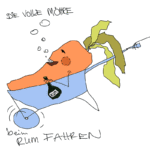 Die Volle Möhre beim Rum fahren