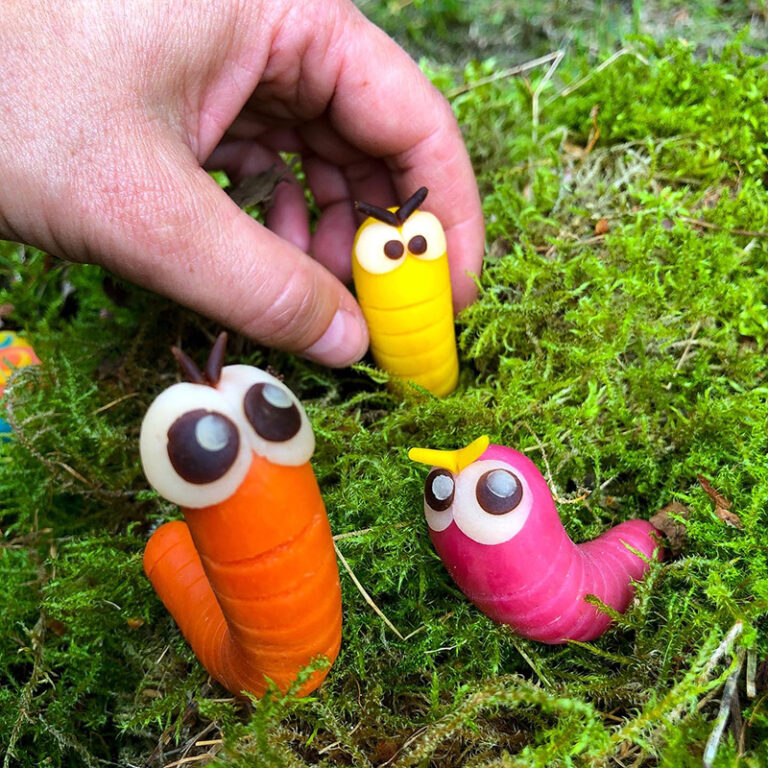 Grummelwurm aus Knete